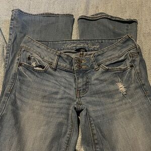 American eagle low-rise boot cut jeans